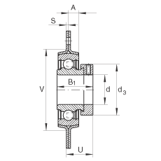 �S������Ԫ RA25, ������(g��)/�Ă�(g��)��˨�׵ķ��m���S������Ԫ���_��䓰壬ƫ���iȦ��P���ܷ�